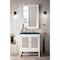James Martin Vanities Athens 30in Single Vanity, Glossy White w/ 3 CM Charcoal Soapstone Quartz Top E645-V30-GW-3CSP - alternate 5